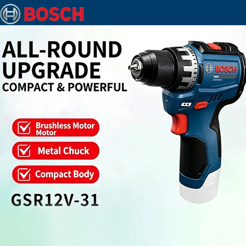 Bosch GSR 12V-31 Brushless Ele - огляд і ціна Woodworking Workshop