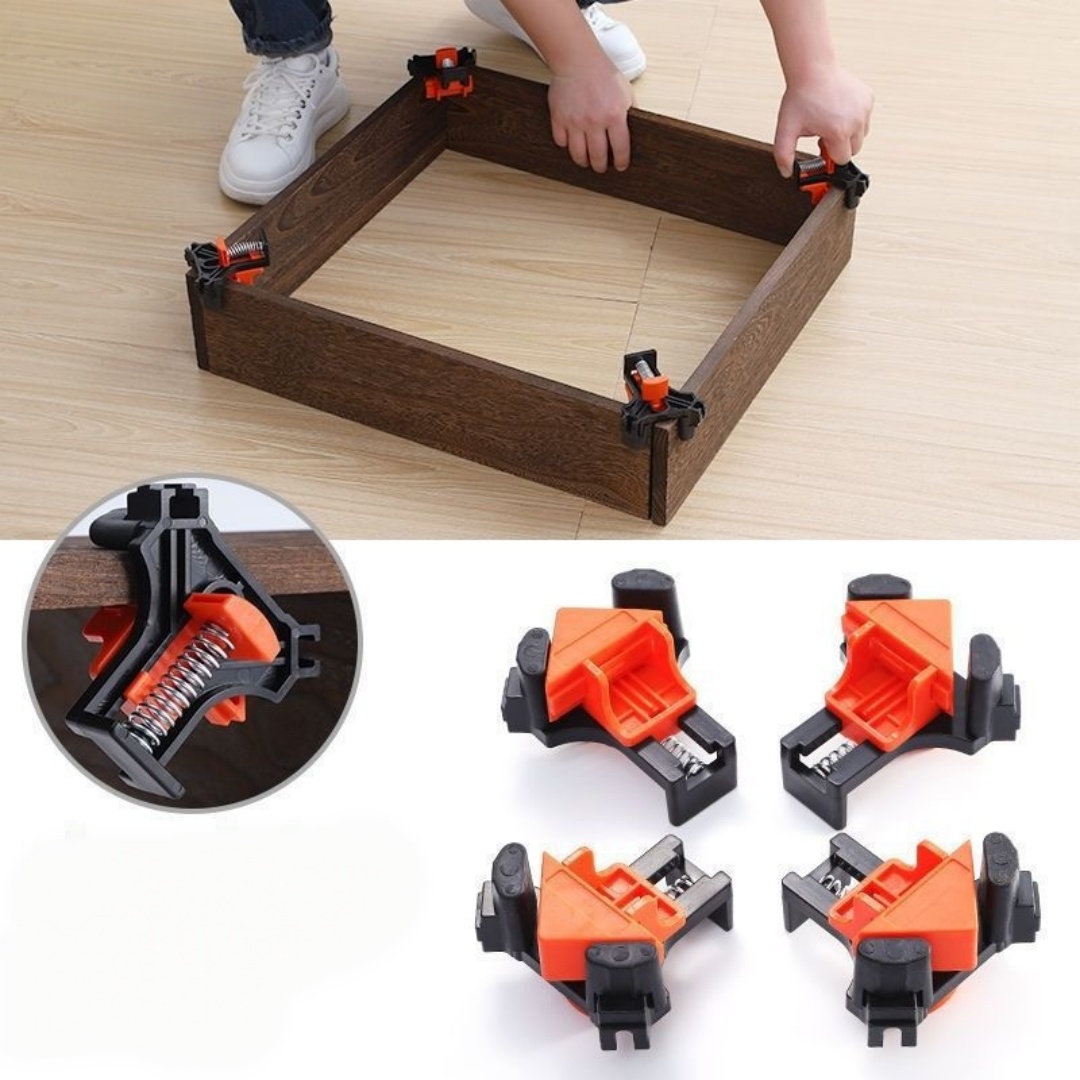 4pcs 90° Right Angle Clamp Fix - огляд і ціна Woodworking Workshop