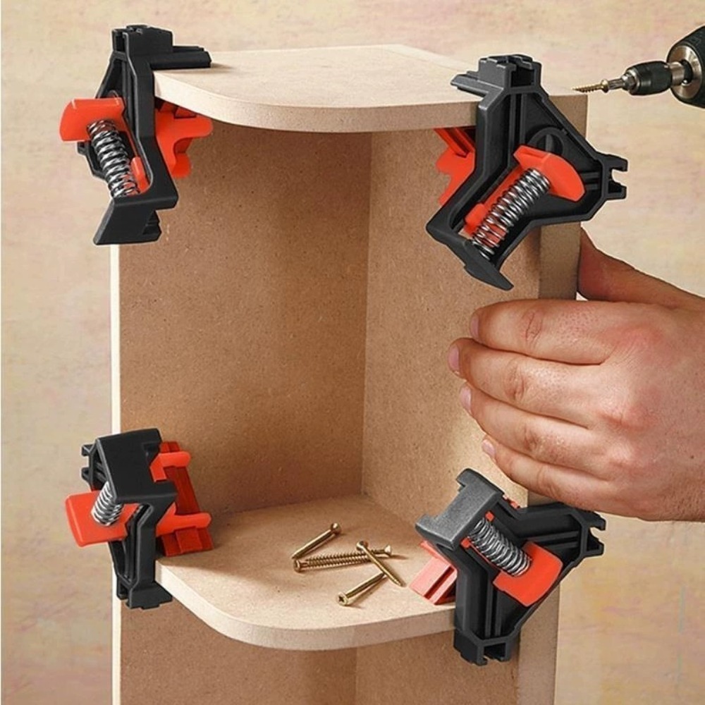 4pcs 90° Right Angle Clamp Fix - огляд і ціна Woodworking Workshop