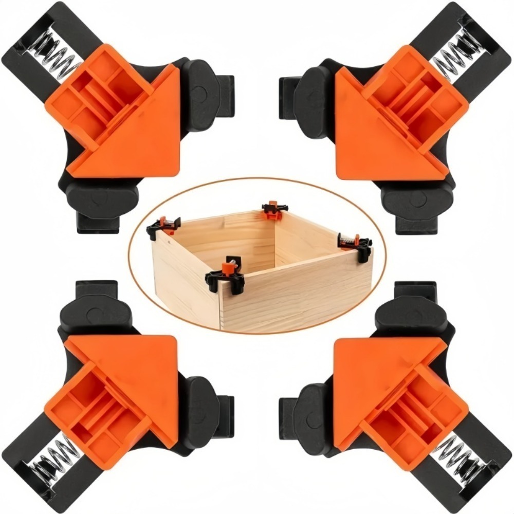 4pcs 90° Right Angle Clamp Fix - огляд і ціна Woodworking Workshop
