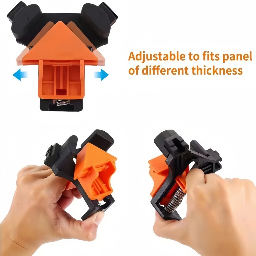 4pcs 90° Right Angle Clamp Fix - огляд і ціна Woodworking Workshop