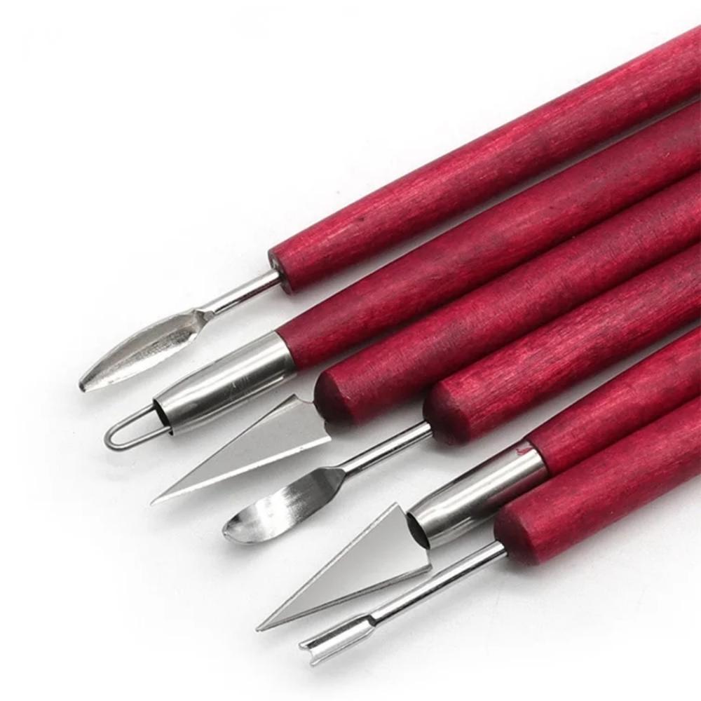 6PCS Sculpting Tool Pottery Wo - огляд і ціна Wood Chisel Set
