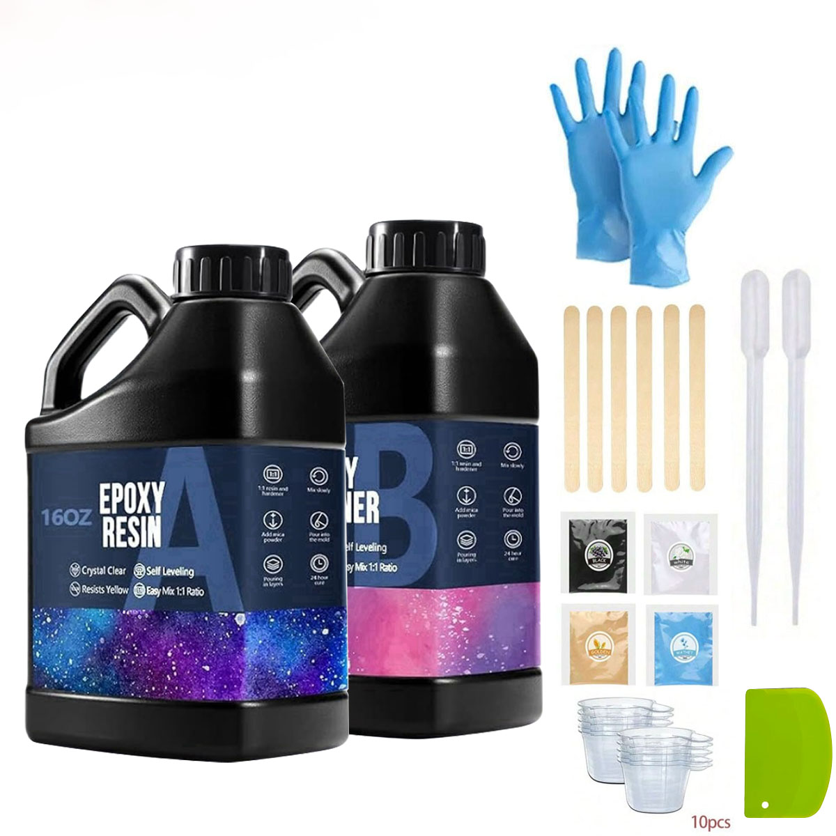 1000ml Crystal Clear Epoxy Res - огляд і ціна Woodworking Resin